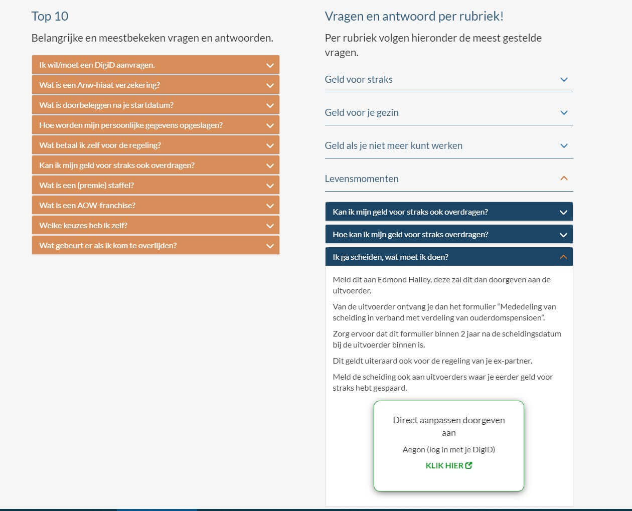 PensioenVan kennisbibliotheek screenshot