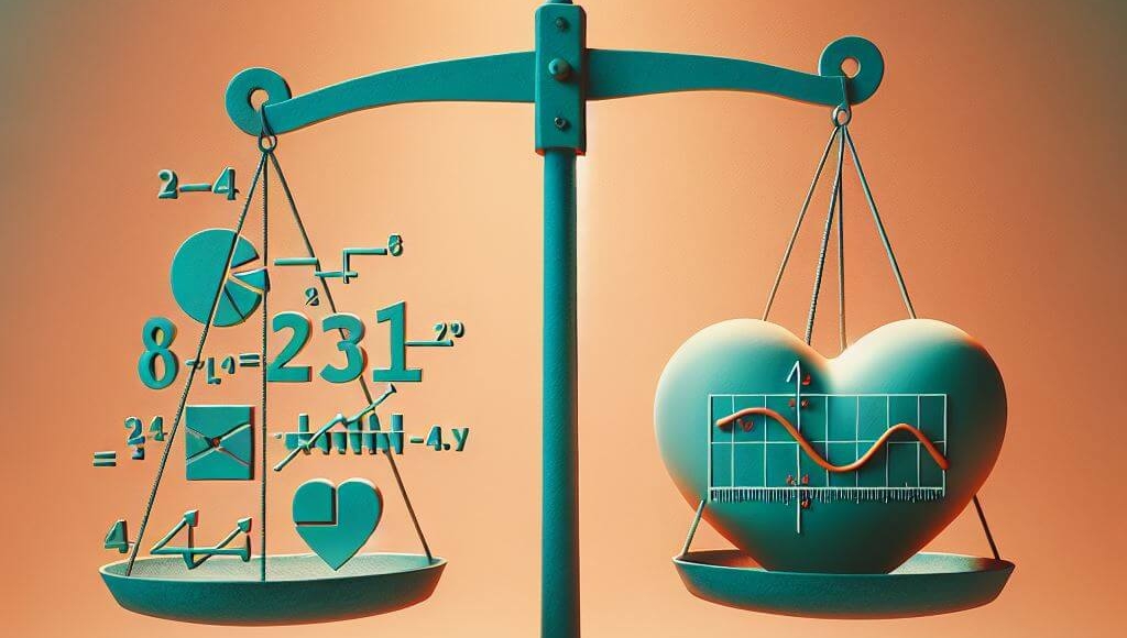 Plaatje weegschaal Waarde versus techniek